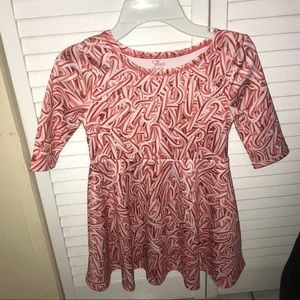 New Girls Christmas Candy Cane dress